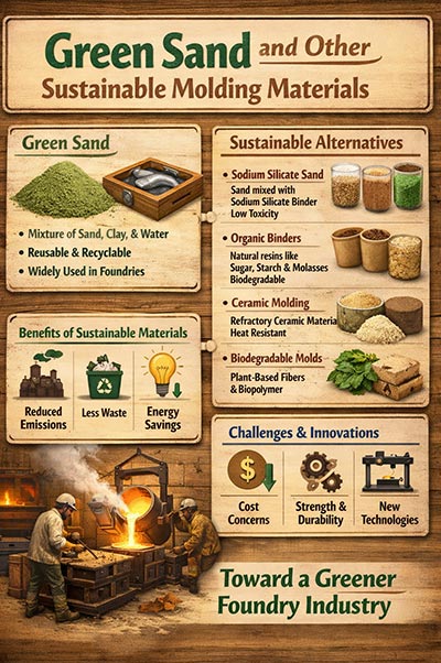 Using-Green-Sand-and-Other-Sustainable-Molding-Material-in-Steel-Casting